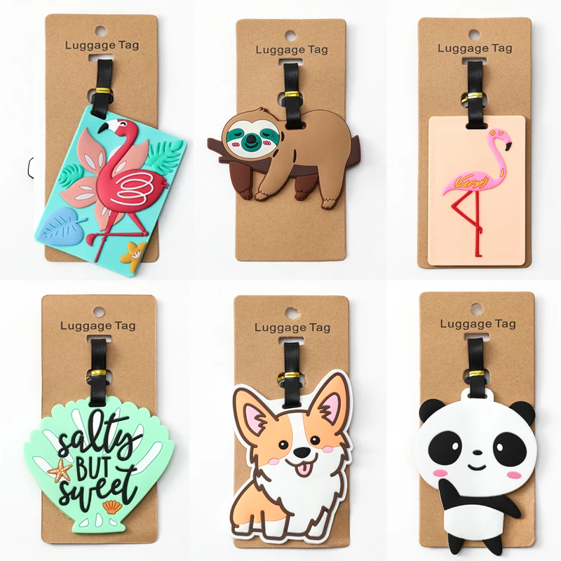 Travel Accessories List - Seyahat Aksesuarları Bagaj Etiketi Yaratıcı Corgi