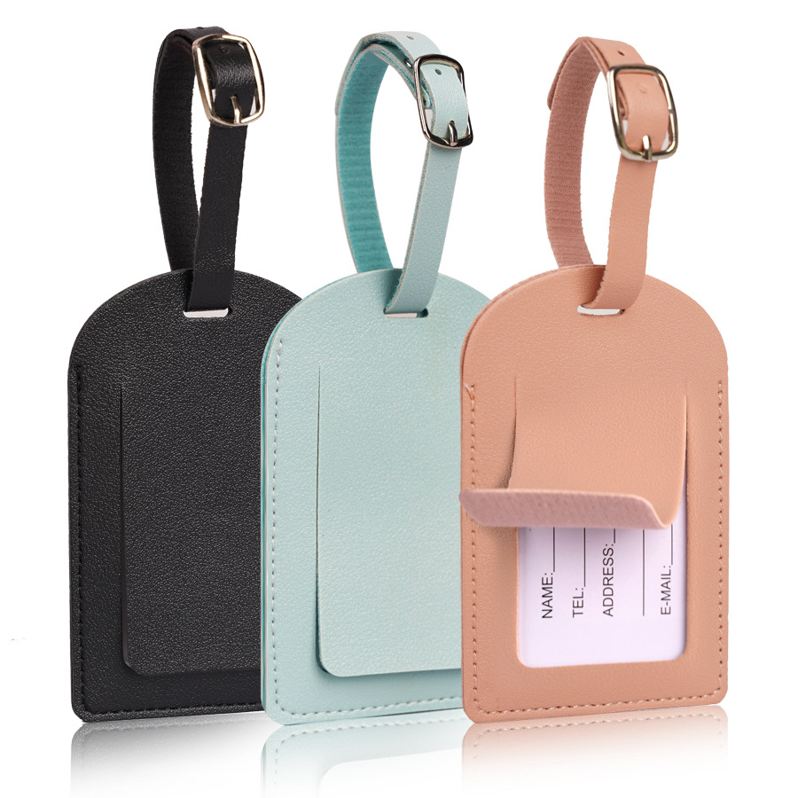 Travel Accessories List - Kadın Erkek Bagaj Etiketleri PU Deri