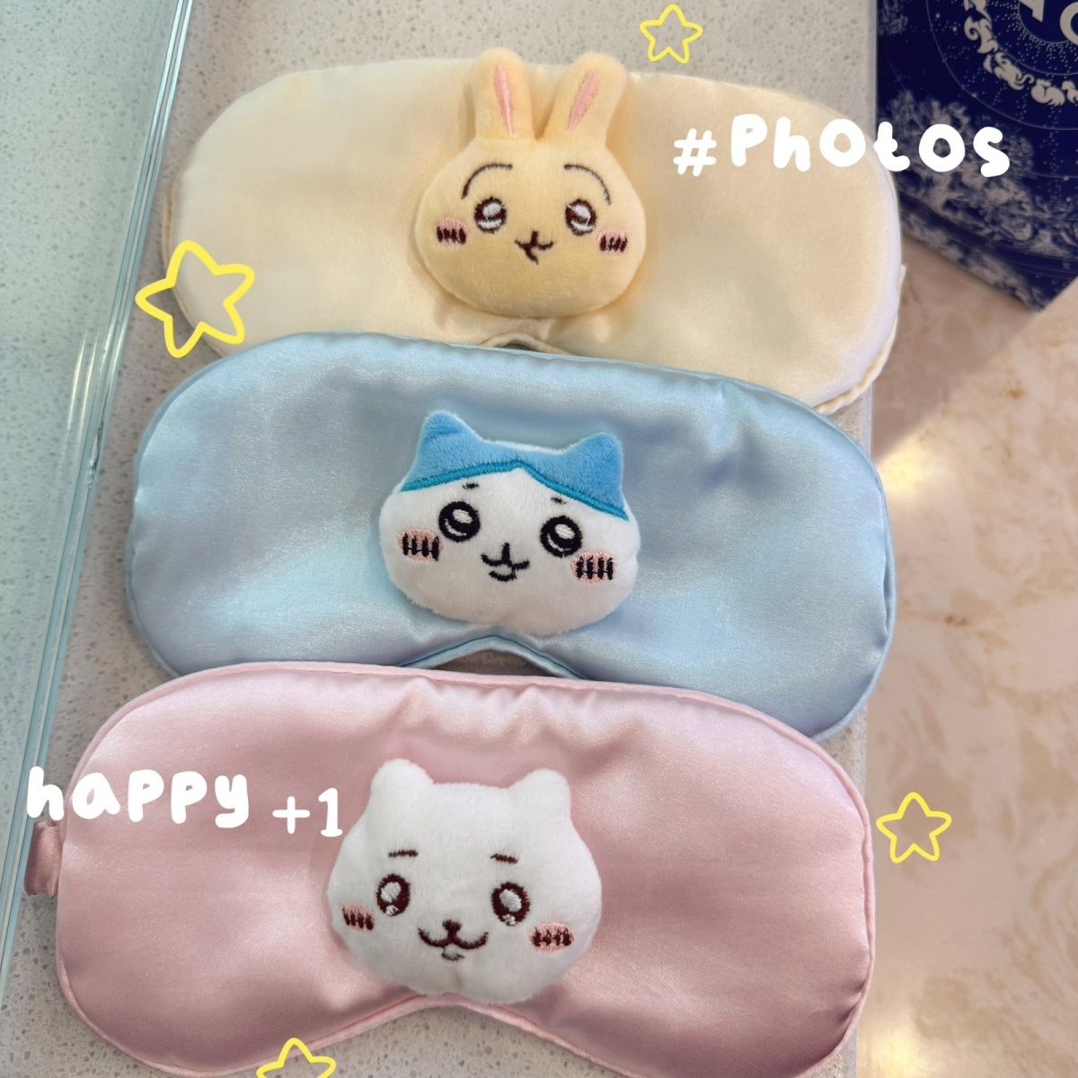 Travel Accessories Cute - Kawaii Ckw Uyku Maskesi Yumuşak Saten