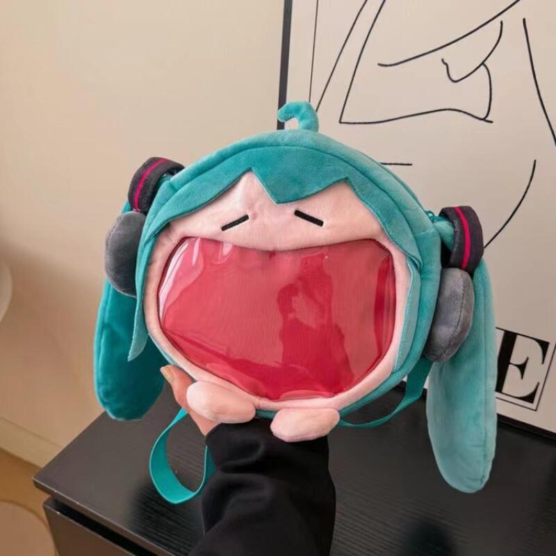 Travel Accessories Cute - Japon Tarzı Hatsune Miku Peluş Crossbody