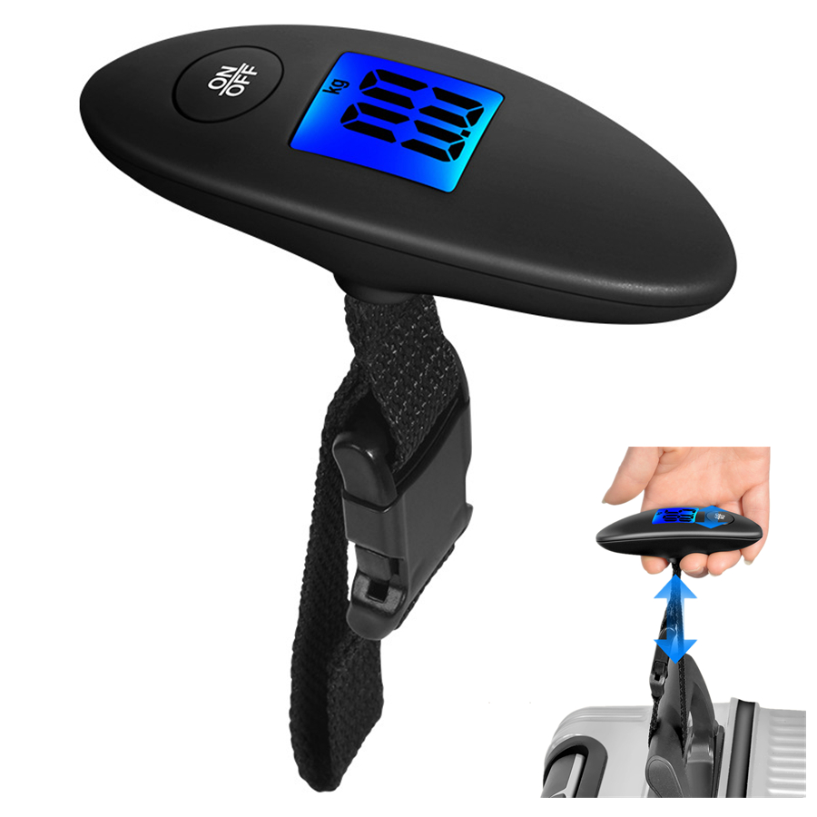 Travel Accessories Tech - 40kg/100g Taşınabilir Bagaj Terazisi Yüksek Hassasiyetli