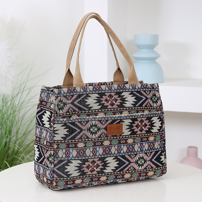Travel Accessories Tech - Kadınlar için Kalın Örme Jakarlı Kumaş