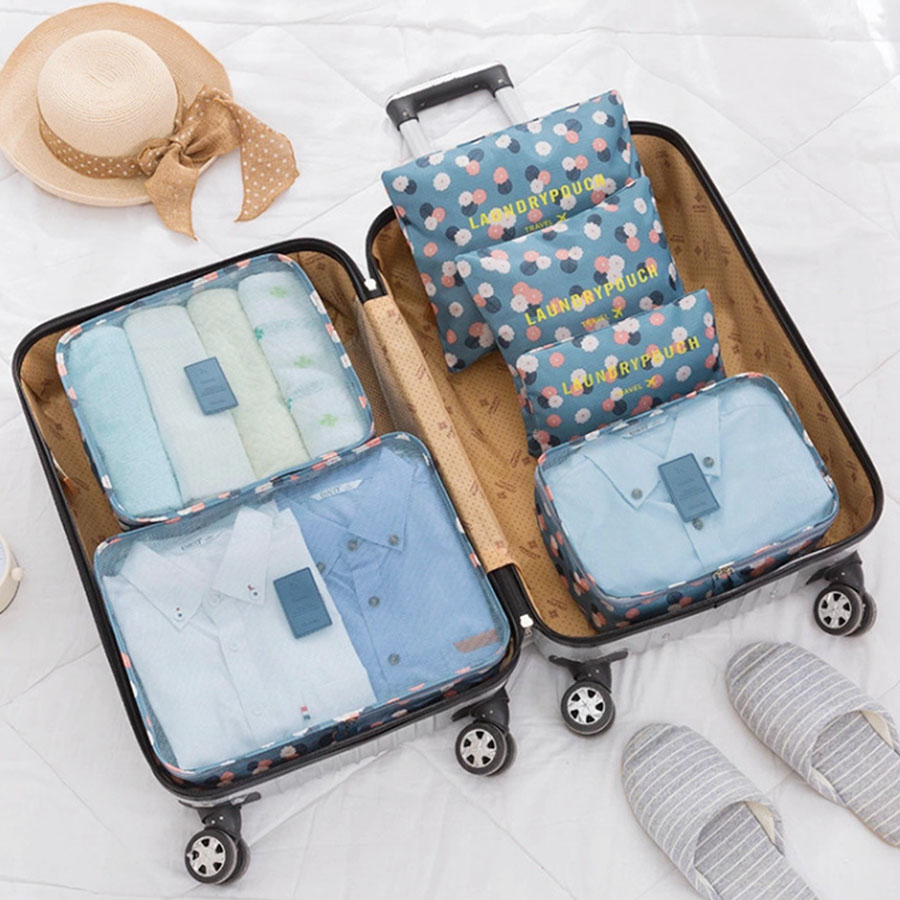 Travel Accessories List - 6 adet Seyahat Organizatör Saklama Torbaları