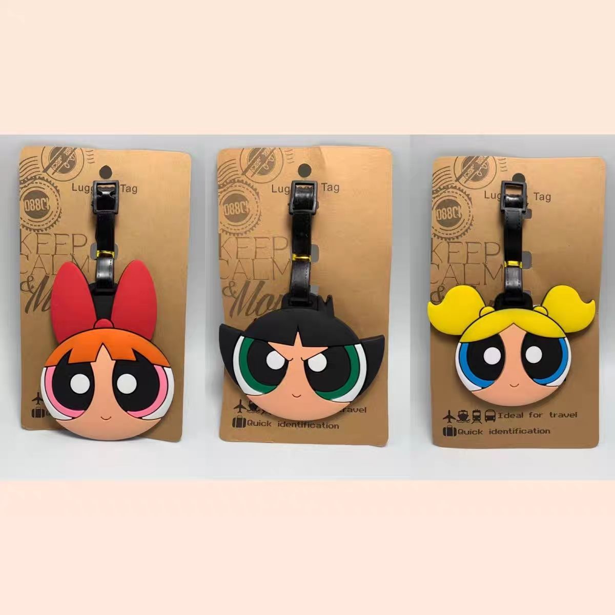 Travel Accessories List - Anime Powerpuff Girls Çanta Süsü Kawaii