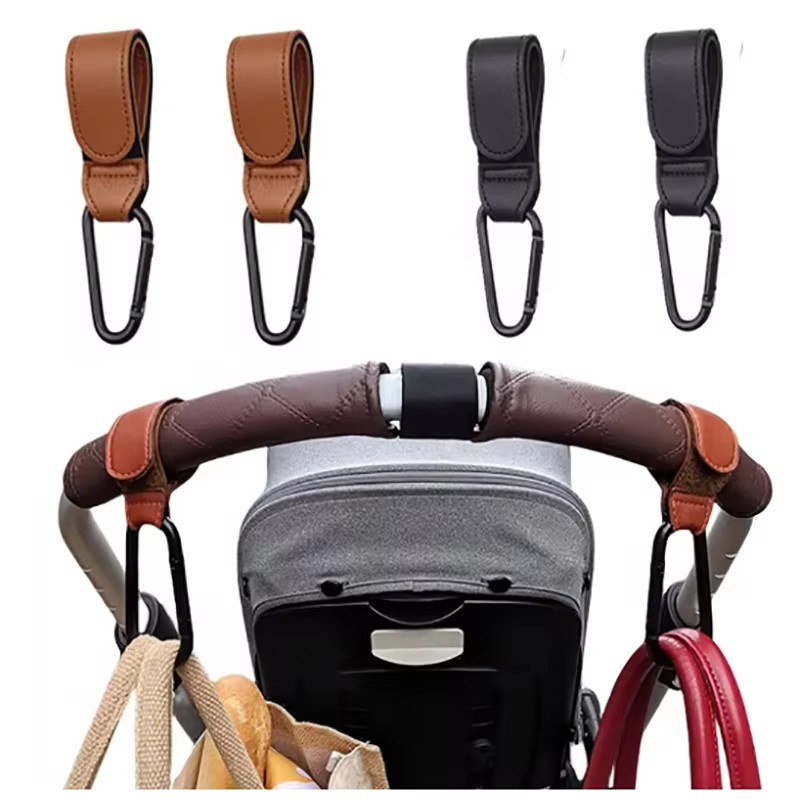 Travel Accessories For 3 Year Old - Bebek Arabası Kancası Moda PU Deri