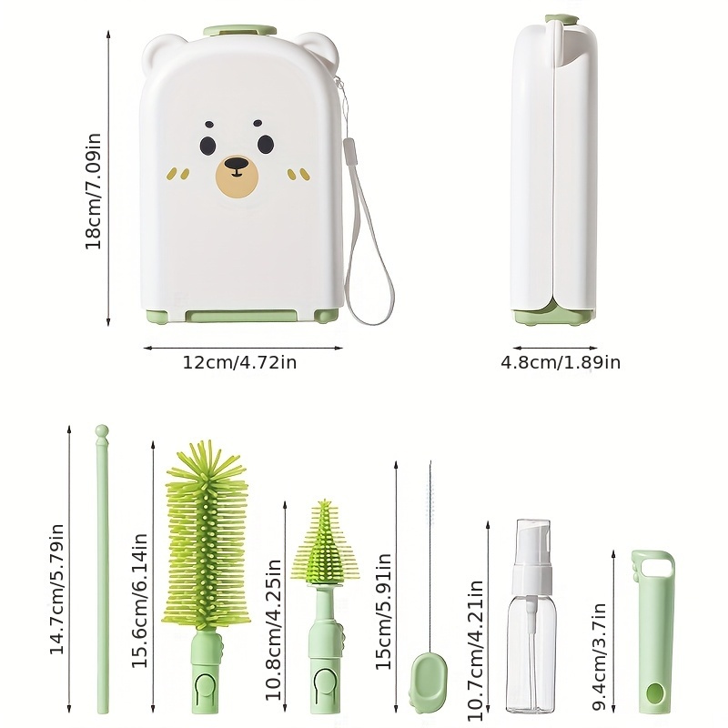 Seyahat Biberon Fırça Seti - Ş - Travel Accessories For 3 Year Old incelemesi ve fiyatı