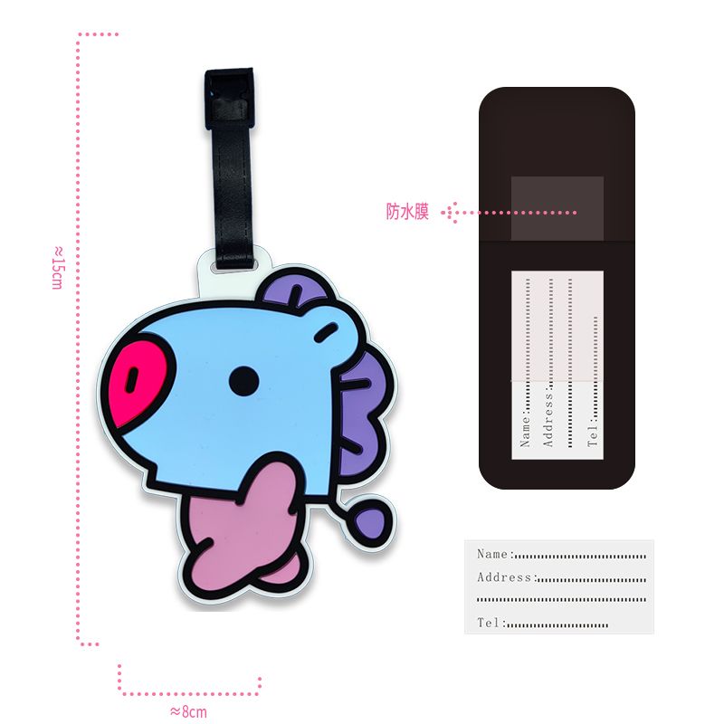 BT21 çizgi film sevimli anahta - Travel Accessories Cute incelemesi ve fiyatı
