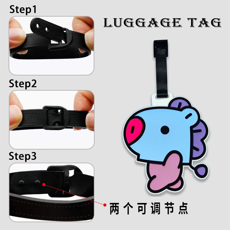 BT21 çizgi film sevimli anahta - Travel Accessories Cute incelemesi ve fiyatı