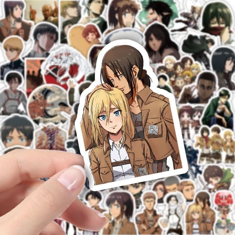 60 adet Titan Anime çıkartmala - Travel Accessories Cute incelemesi ve fiyatı