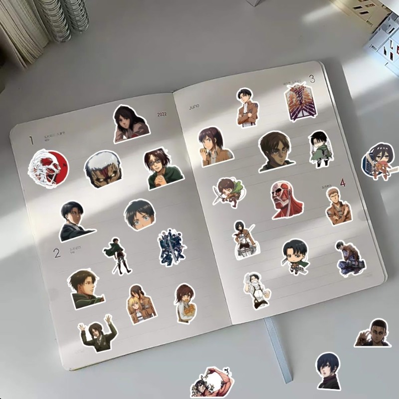 60 adet Titan Anime çıkartmala - Travel Accessories Cute incelemesi ve fiyatı