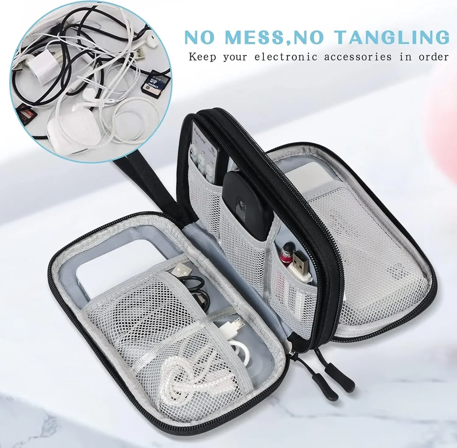 Seyahat Kablo Çantası Taşınabi - Travel Accessories Bag incelemesi ve fiyatı