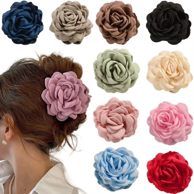 Fransız kumaş gül çiçek saç pe - Travel Accessories Girls incelemesi ve fiyatı